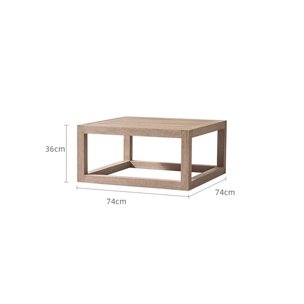 Soffbord i massiv teak – Elegant centerpiece för uteplats & pool