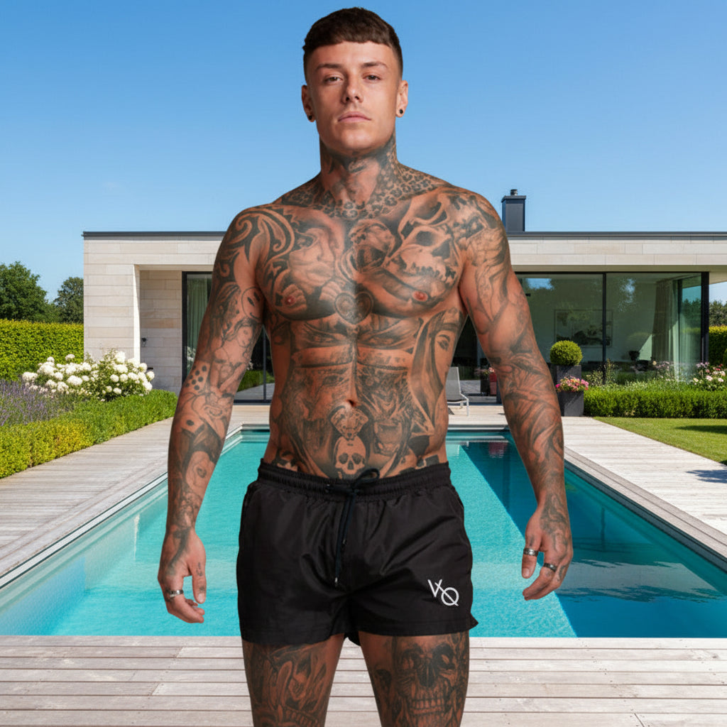 Atletiska Simbyxor för Herr – Slimmad Design för Träning & Bad