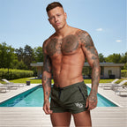 Atletiska Simbyxor för Herr – Slimmad Design för Träning & Bad