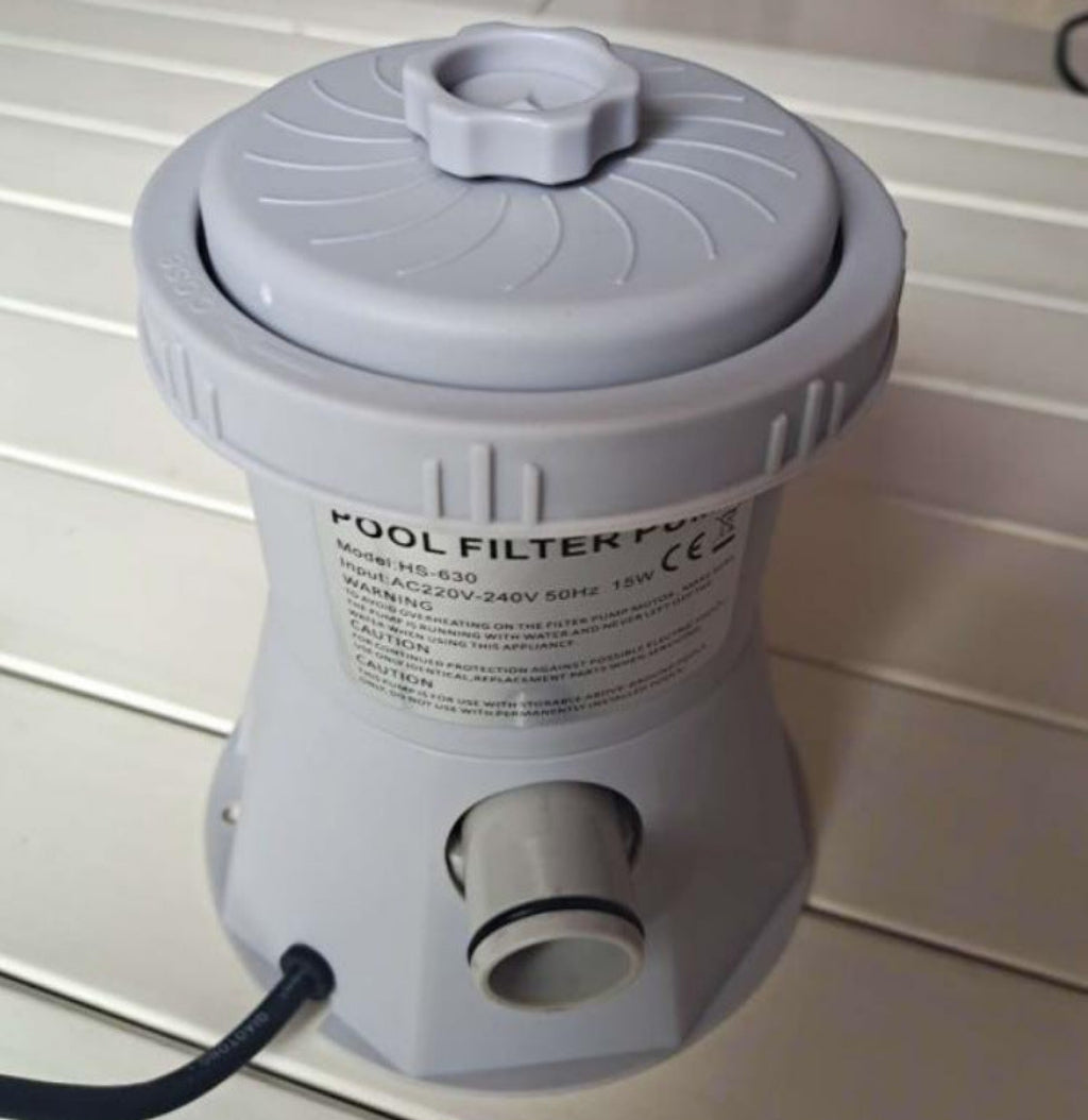 Effektiv filterpump 15w för ovanmarkspool – Kristallklart badvatten