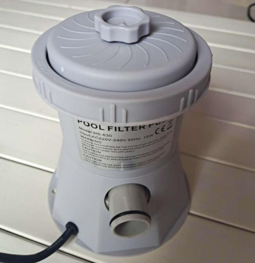 Effektiv filterpump 15w för ovanmarkspool – Kristallklart badvatten