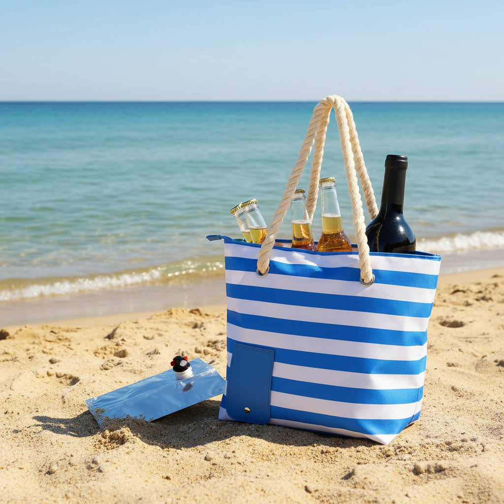 Håll drycken kall med stil - Kylväska med dryckesdispenser