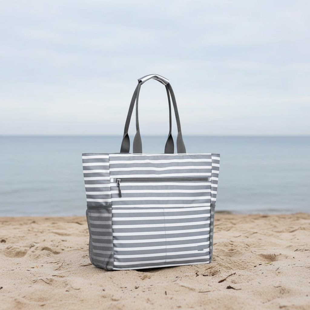Stor Strandväska – Rymlig och Vattenavvisande Tote Bag för Pool & Beach