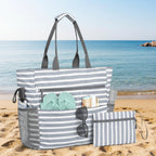 Stor Strandväska – Rymlig och Vattenavvisande Tote Bag för Pool & Beach