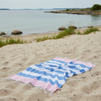 Hamamhandduk – Snabbtorkande strandhandduk i OEKO-TEX bomull