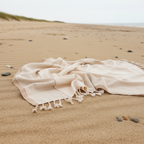 Strandhandduk beige handduksset – Snabbtorkande 2-pack i turkisk bomull