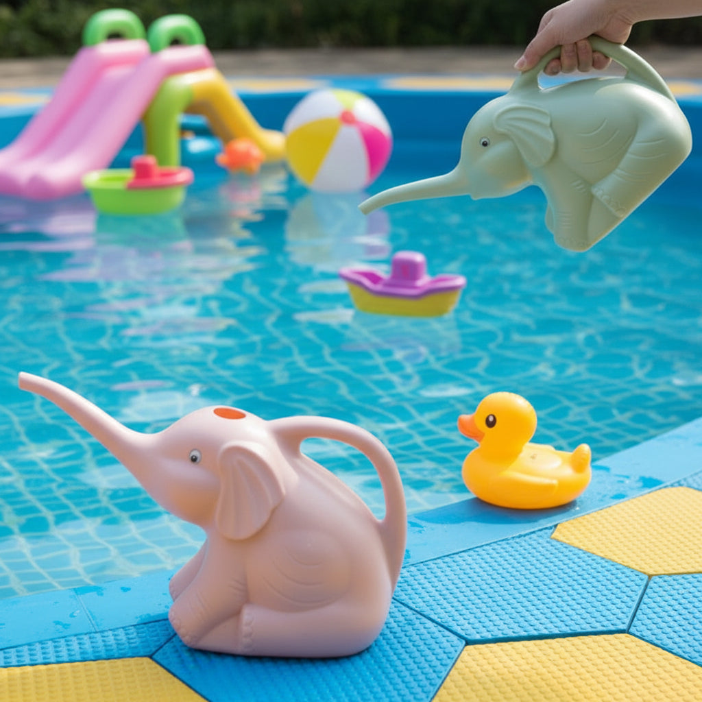 Vattenkanna "Baby Elefant" – Rolig och Praktisk Bevattning för Hem och Trädgård