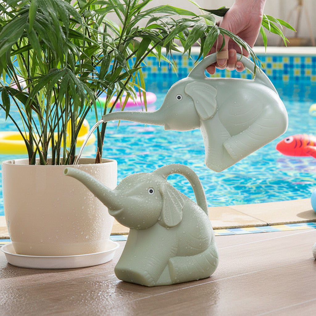 Vattenkanna "Baby Elefant" – Rolig och Praktisk Bevattning för Hem och Trädgård