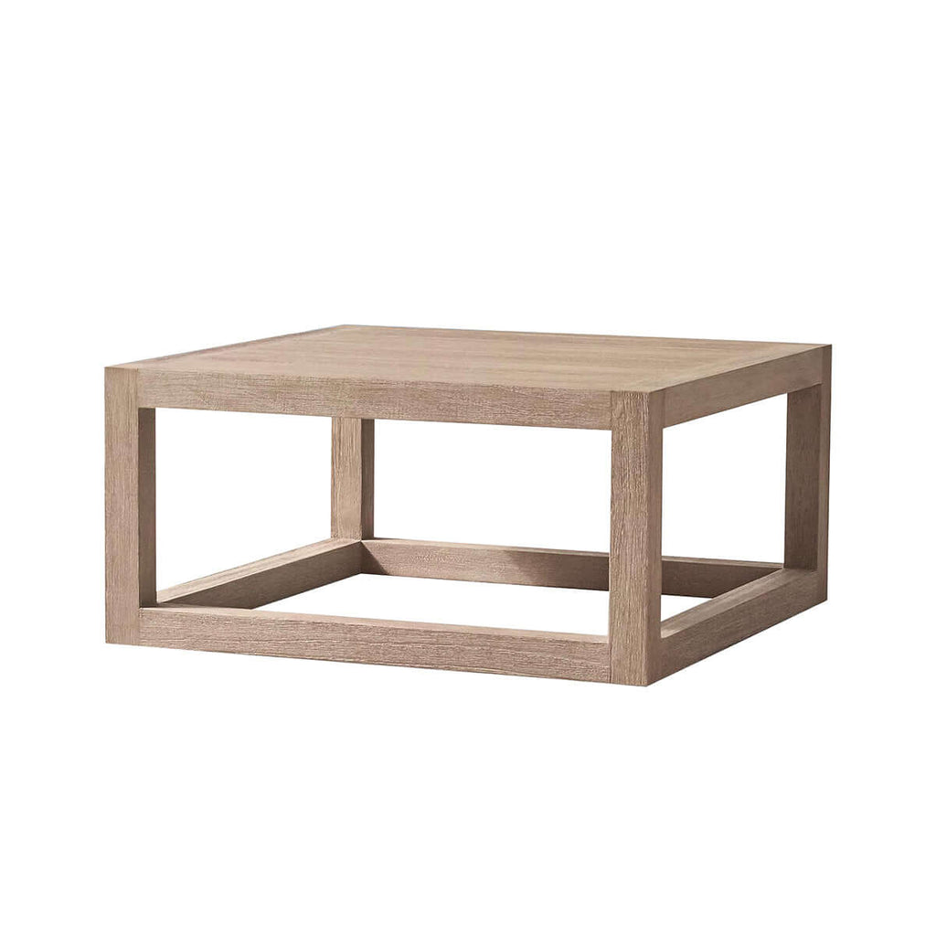 Soffbord i massiv teak – Elegant centerpiece för uteplats & pool