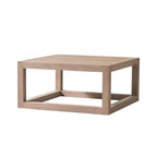 Soffbord i massiv teak – Elegant centerpiece för uteplats & pool