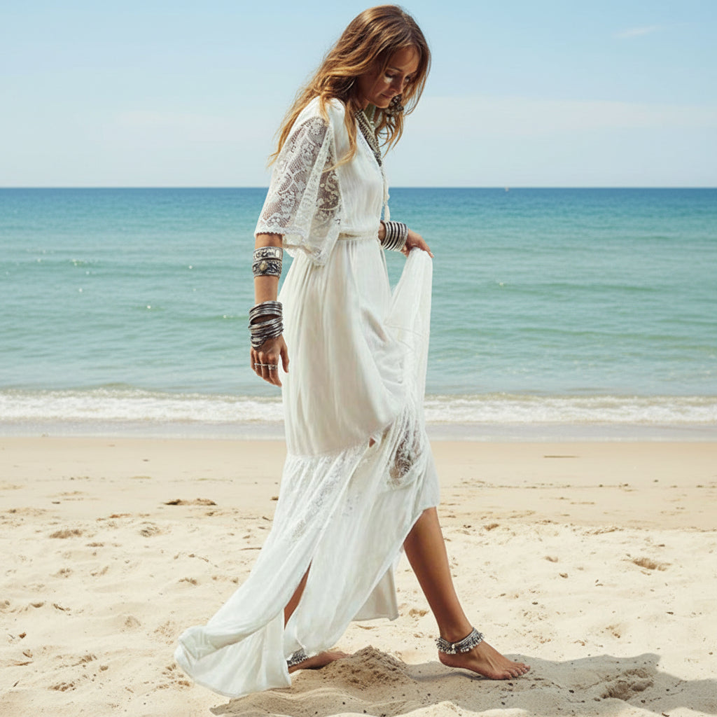 Stickad Strandklänning & Tunika – 22 Eleganta Modeller för Pool & Beach 3