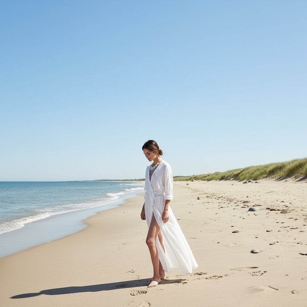 Stickad Strandklänning & Tunika – 22 Eleganta Modeller för Pool & Beach 15