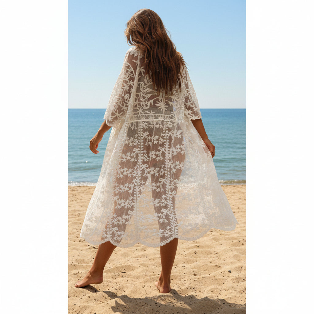 Stickad Strandklänning & Tunika – 22 Eleganta Modeller för Pool & Beach 17