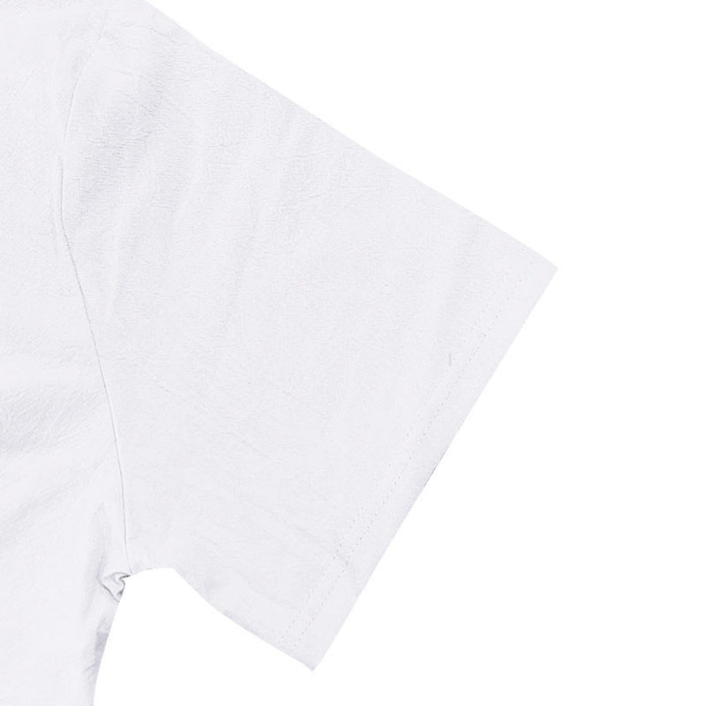 Kortärmad linnehoodie med Henley-knäppning – Sval elegans för pool & fritid