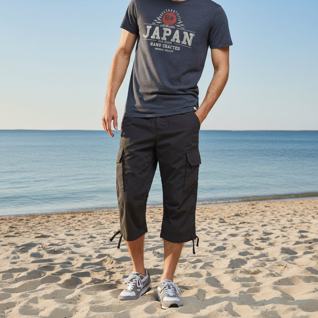 Jack & Jones canvas cargo shorts – Robusta shorts för fritid och sommar