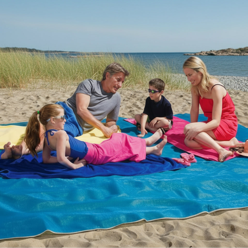 Sandfri Strandmatta – Den Ultimata Mattan för Strand, Picknick & Camping