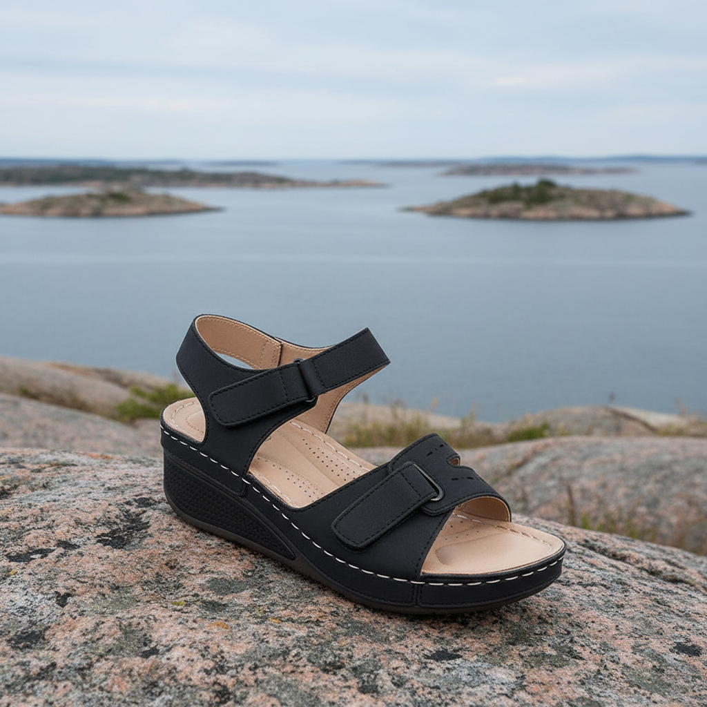 Ergonomiska Damsandaler – Komfortabla Strand & Promenadskor