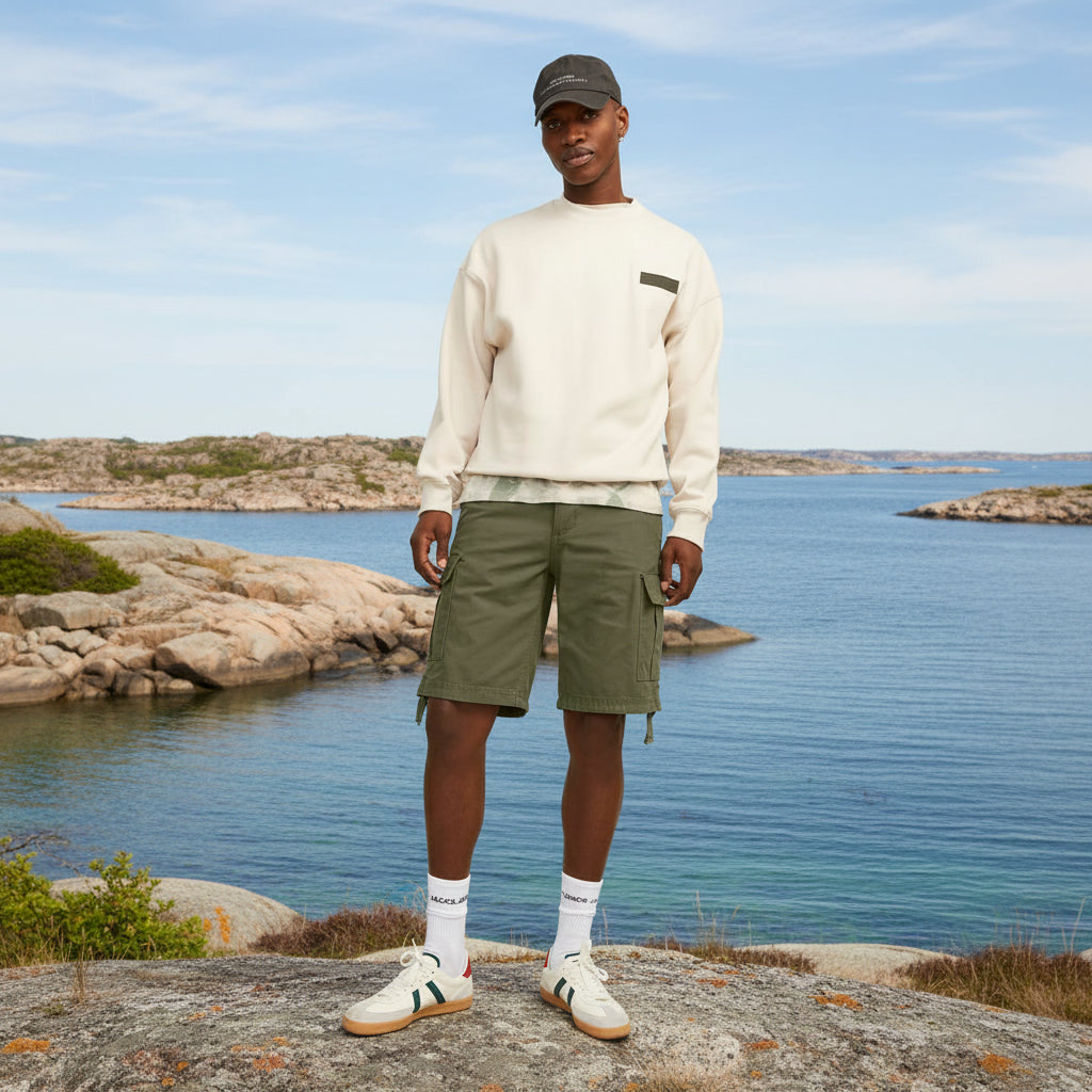 Jack & Jones Cole Barkley Cargo-shorts – Klassisk & Praktisk Stil